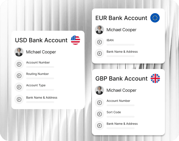 Local collection account details